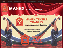 Tablet Screenshot of manextextile.ro
